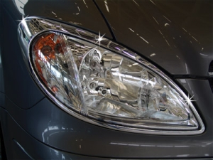 Хромированные ободки фар головного света для автомобилей W639 viano 